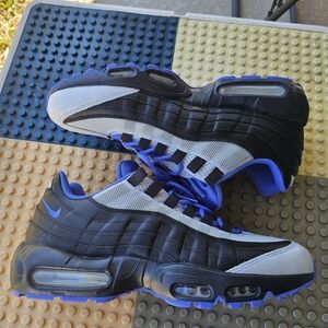 Size 10.5 - Nike Air Max 95 - Customized Black And Purple
